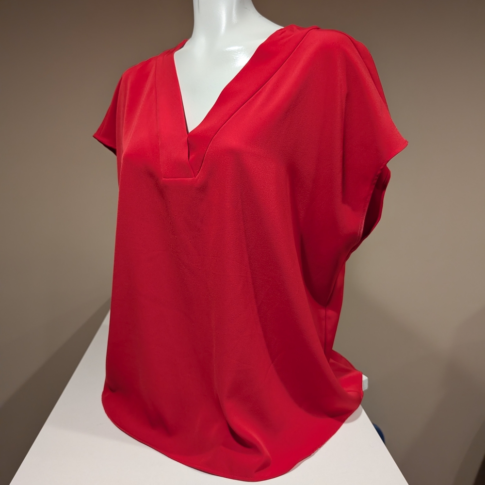 Apt. 9 Vibrant Red Blouse